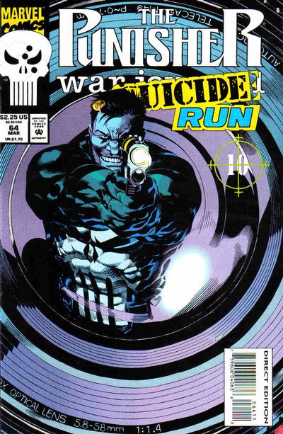 Cover for The Punisher War Journal (Marvel, 1988 series) #64 [Direct Edition - Standard]