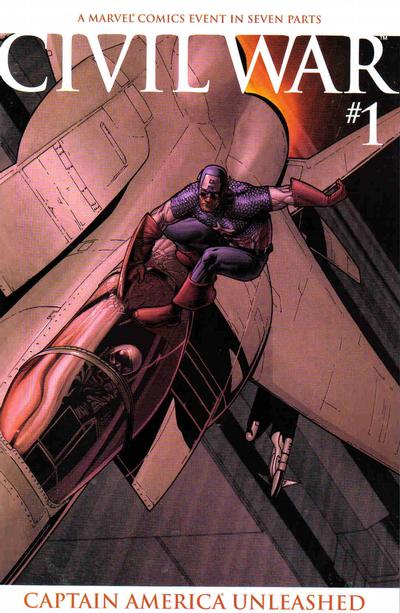 Cover for Civil War (Marvel, 2006 series) #1 [Second Printing - Steve McNiven]