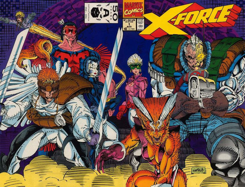 Cover for X-Force (Marvel, 1991 series) #1 [Direct]