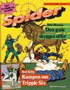 Cover for Spider (Hjemmet / Egmont, 1987 series) #3/1988