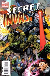 Cover for Secret Invasion (Marvel, 2008 series) #3 [2nd Printing Variant - Leinil Francis Yu Cover]