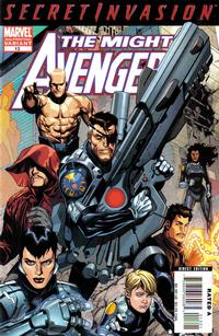 Cover Thumbnail for The Mighty Avengers (Marvel, 2007 series) #13 [Second Printing Variant Cover]
