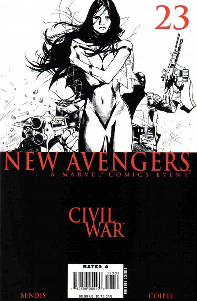 Cover for New Avengers (Marvel, 2005 series) #23 [Coipel Sketch Variant]