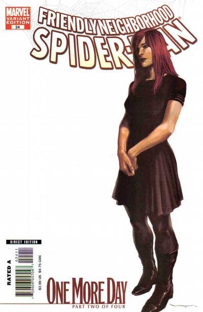 Cover for Friendly Neighborhood Spider-Man (Marvel, 2005 series) #24 [Variant Edition - Marko Djurdjevic Cover]