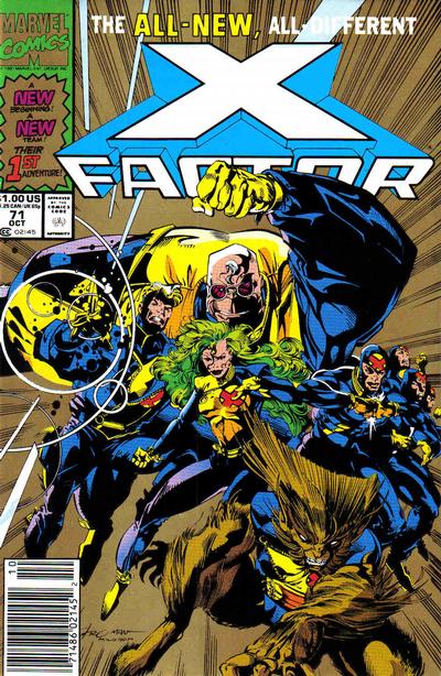 Cover for X-Factor (Marvel, 1986 series) #71 [Second Printing]