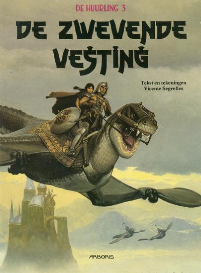Cover for De Huurling (Arboris, 1984 series) #3 - De zwevende vesting [Herdruk 1997]