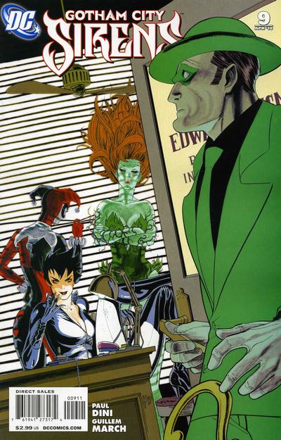 Cover for Gotham City Sirens (DC, 2009 series) #9