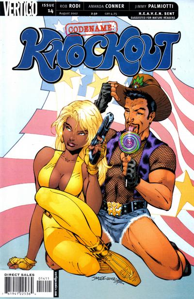 Cover for Codename: Knockout (DC, 2001 series) #14 [Jim Lee - Sandra Hope Cover]