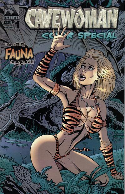 Cover for Cavewoman Color Special (Avatar Press, 1999 series) #1 [Wraparound]