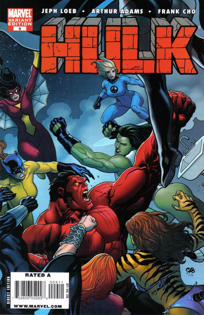 Cover for Hulk (Marvel, 2008 series) #9 [Frank Cho Cover]