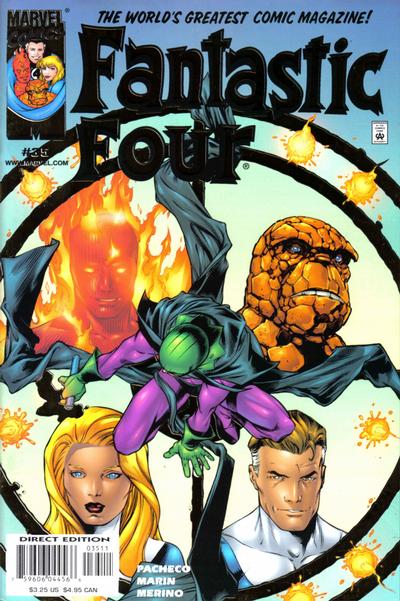 Cover for Fantastic Four (Marvel, 1998 series) #35 [Deluxe Direct Edition]