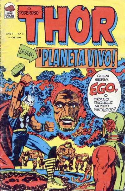 Cover for O Poderoso Thor (Editora Bloch, 1975 series) #4