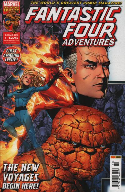 Cover for Fantastic Four Adventures (Panini UK, 2010 series) #1