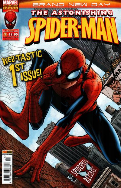 Cover for Astonishing Spider-Man (Panini UK, 2009 series) #1