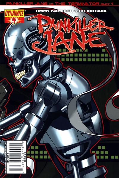 Cover for Painkiller Jane (Dynamite Entertainment, 2007 series) #4 ["Right" Cover]