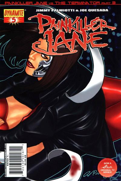 Cover for Painkiller Jane (Dynamite Entertainment, 2007 series) #5 ["Right" Cover]