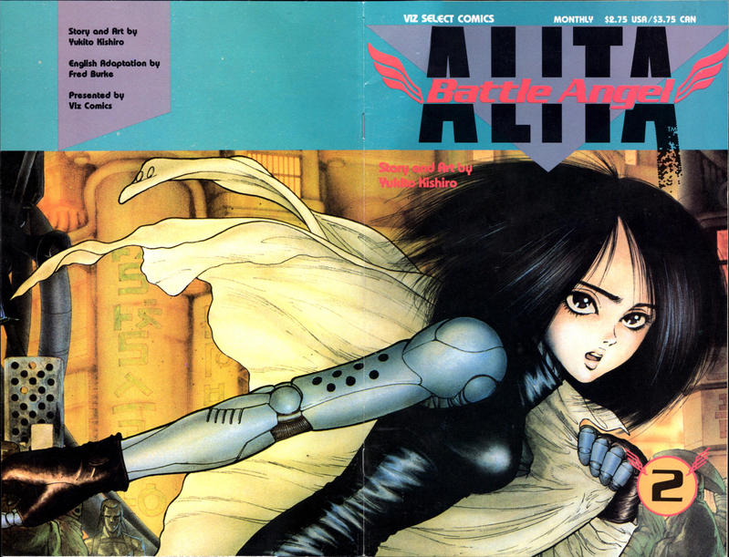 Cover for Battle Angel Alita (Viz, 1992 series) #2