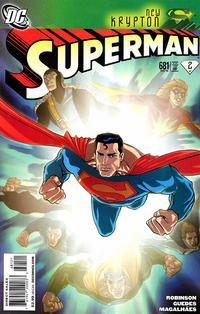 Cover Thumbnail for Superman (DC, 2006 series) #681 [Bernard Chang Cover]
