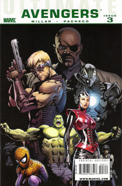 Cover for Ultimate Avengers (Marvel, 2009 series) #3