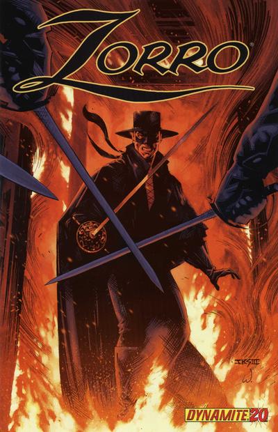 Cover for Zorro (Dynamite Entertainment, 2008 series) #20 [Cover B]