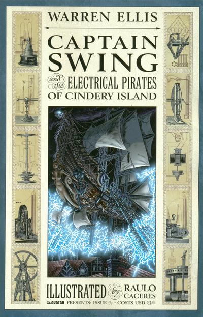 Cover for Captain Swing and the Electrical Pirates of Cindery Island (Avatar Press, 2010 series) #1