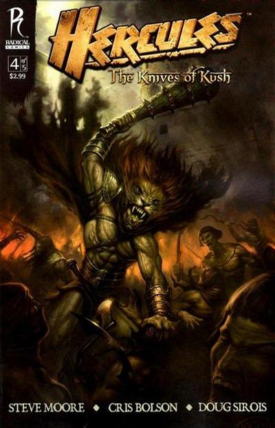 Cover for Hercules: The Knives of Kush (Radical Comics, 2009 series) #4 [Cover B]