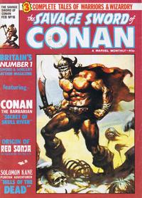 Cover Thumbnail for The Savage Sword of Conan (Marvel UK, 1977 series) #16