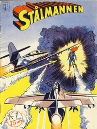 Cover Thumbnail for Stålmannen (Serieforlaget / Se-Bladene / Stabenfeldt, 1952 series) #1/1954
