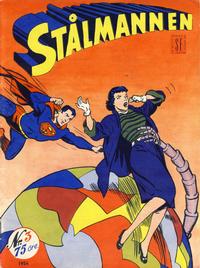 Cover Thumbnail for Stålmannen (Serieforlaget / Se-Bladene / Stabenfeldt, 1952 series) #3/1954
