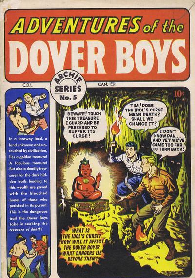 Cover for Adventures of the Dover Boys [Archie Series] (Bell Features, 1950 series) #5