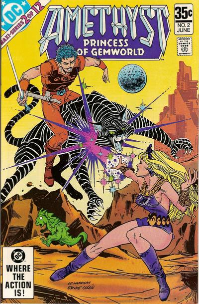 Cover for Amethyst, Princess of Gemworld (DC, 1983 series) #2 [Test-Market Edition]