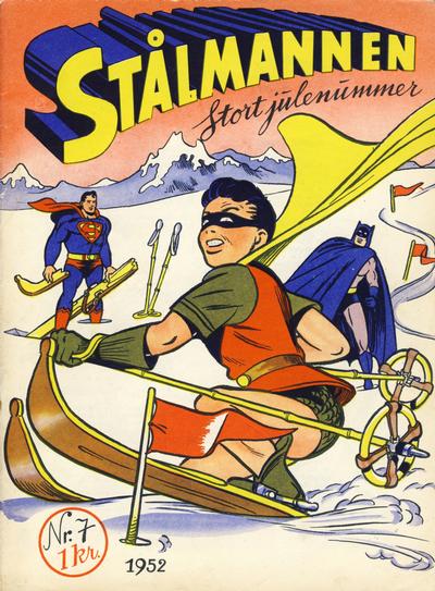 Cover for Stålmannen (Serieforlaget / Se-Bladene / Stabenfeldt, 1952 series) #7/1952