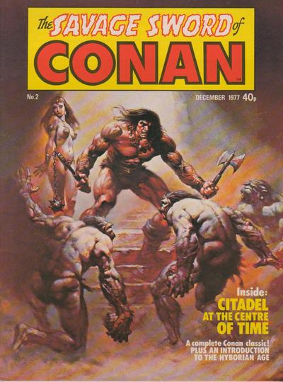 Cover for The Savage Sword of Conan (Marvel UK, 1977 series) #2
