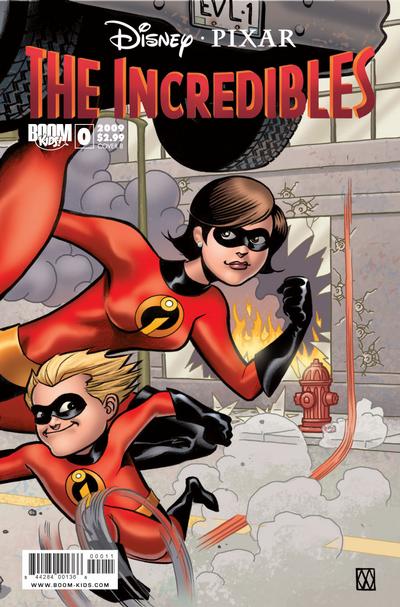 Cover for Incredibles: City of Incredibles (Boom! Studios, 2009 series) #0 [Cover B]
