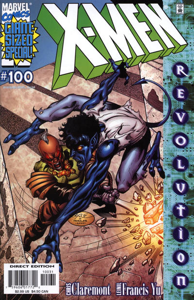 Cover for X-Men (Marvel, 1991 series) #100 [Byrne cover variant]