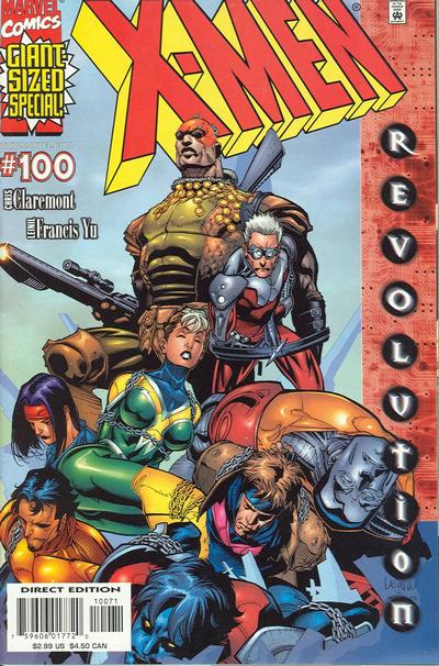 Cover for X-Men (Marvel, 1991 series) #100 [Yu cover limited variant]