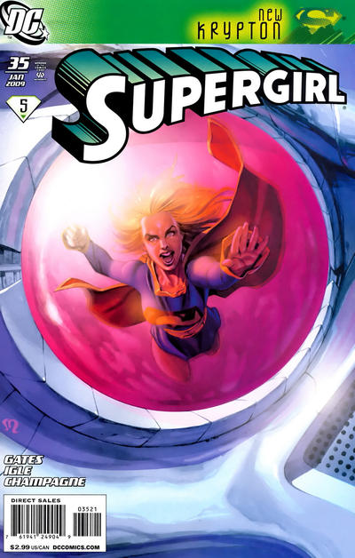 Cover for Supergirl (DC, 2005 series) #35 [Stephane Roux Cover]