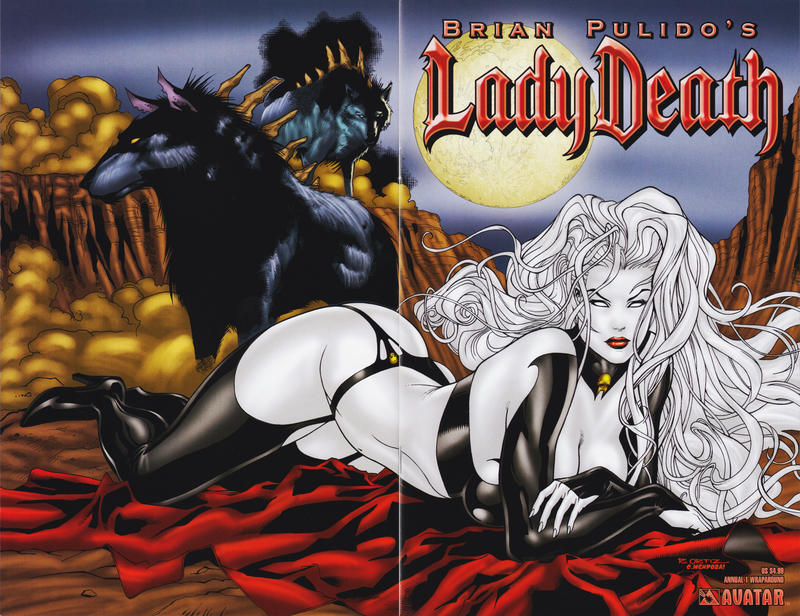 Cover for Brian Pulido's Lady Death: Annual (Avatar Press, 2006 series) #1 [Wraparound]
