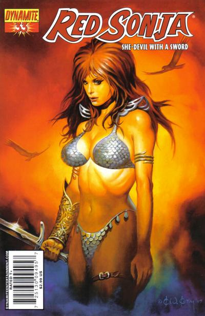 Cover for Red Sonja (Dynamite Entertainment, 2005 series) #33 [Ken Kelly Cover]