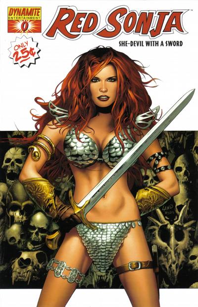Cover for Red Sonja (Dynamite Entertainment, 2005 series) #0 [Cover A]
