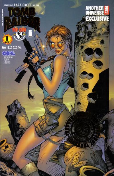 Cover for Tomb Raider: The Series (Image, 1999 series) #1 [Another Universe Gold Foil Variant]