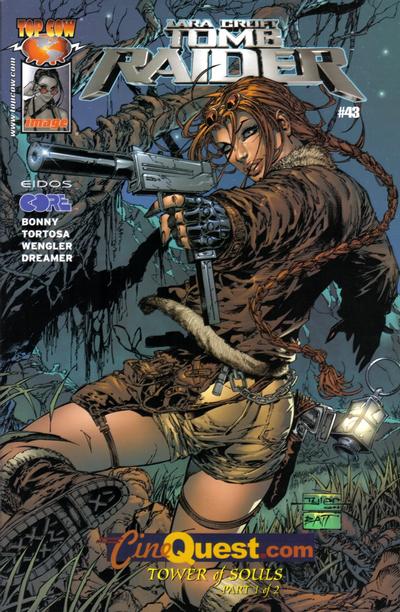 Cover for Tomb Raider: The Series (Image, 1999 series) #43 [Cinequest Exclusive Cover]