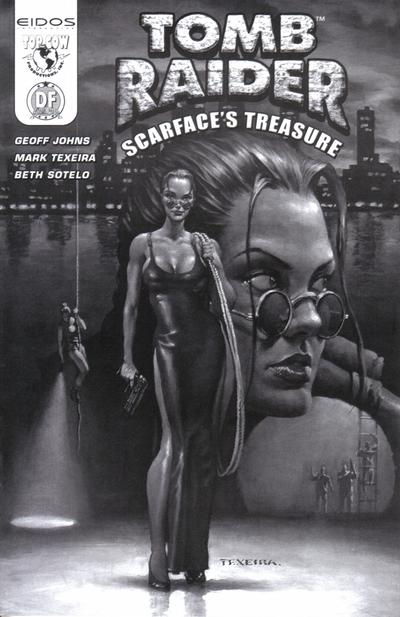 Cover for Tomb Raider: Scarface's Treasure (Top Cow Productions, 2003 series) [Black and White Variant]