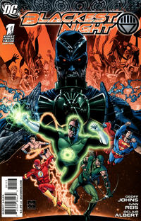 Cover for Blackest Night (DC, 2009 series) #1 [Third Printing]