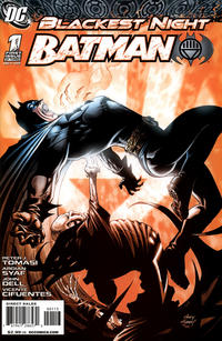 Cover Thumbnail for Blackest Night: Batman (DC, 2009 series) #1 [Third Printing]
