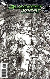 Cover Thumbnail for Blackest Night (DC, 2009 series) #2 [Ivan Reis Sketch Cover]