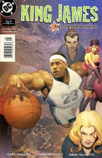 Cover for King James Starring LeBron James (DC, 2004 series) [With Three Women]