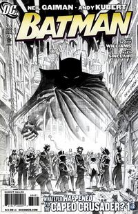Cover for Batman (DC, 1940 series) #686 [Andy Kubert Sketch Cover]