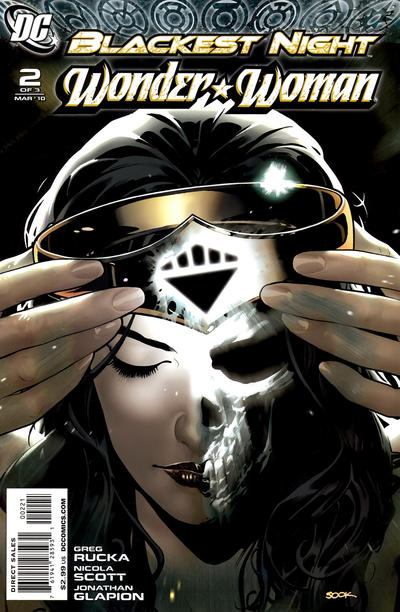 Cover for Blackest Night: Wonder Woman (DC, 2010 series) #2 [Ryan Sook Cover]