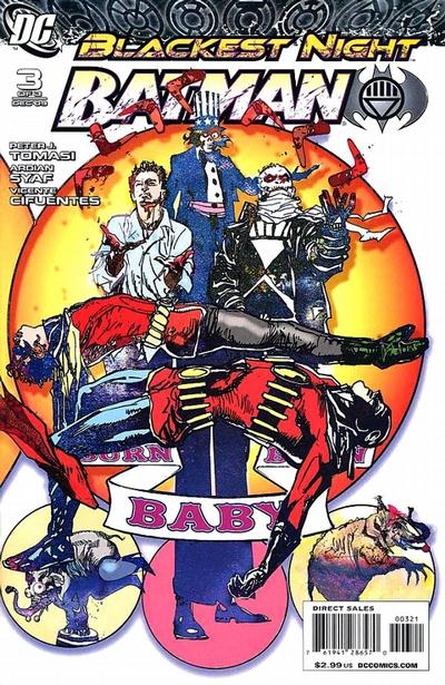 Cover for Blackest Night: Batman (DC, 2009 series) #3 [Bill Sienkiewicz Cover]